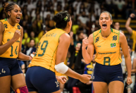 Brasil vence Itália e encerra primeira etapa da VNL com 100% de aproveitamento