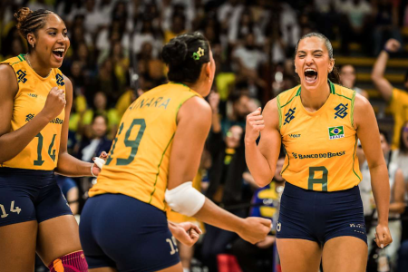 Brasil vence Itália e encerra primeira etapa da VNL com 100% de aproveitamento