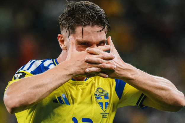 Gyokeres marca, e Suécia goleia Tunísia na estreia da Copa do Mundo