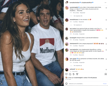 Comentário feito por Xuxa em publicação • Reprodução