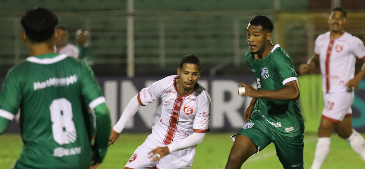 Caldense e Guarani empatam sem gols no Estádio Ronaldão