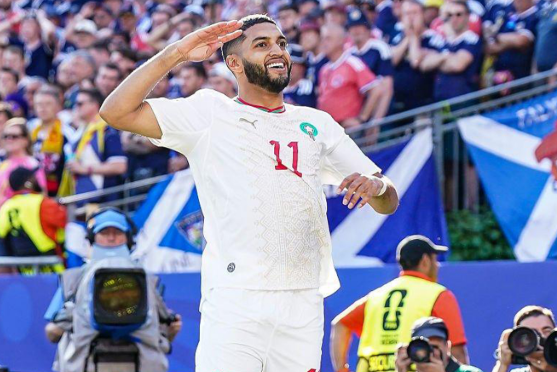 Escócia x Marrocos: Ismael Saibari  é eleito o melhor jogador da partida