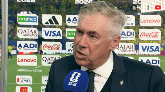 Carlo Ancelotti, técnico do Brasil na Copa do Mundo