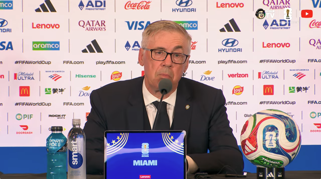 'Nosso objetivo não é jogar bem', dispara Ancelotti, técnico da Seleção Brasileira