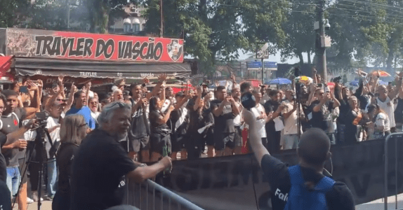 Protesto no Vasco