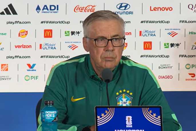 Ancelotti e Marquinhos relembram derrota do Brasil para o Japão em amistoso