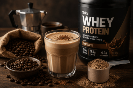 cafe com whey protein