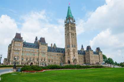 Colina do Parlamento, no Canadá