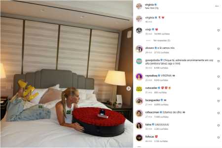 Coment&aacute;rio de Vini Jr. na publica&ccedil;&atilde;o de Virginia &bull; Reprodu&ccedil;&atilde;o