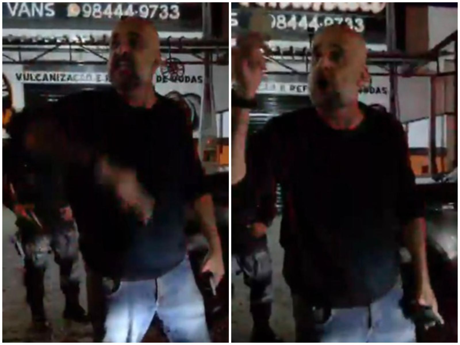 Vídeo: Coronel da PM de MG é preso após insultar guardas no interior de SP
