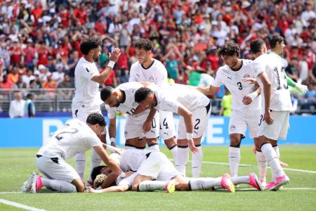 Egito saiu ganhando, mas cedeu o empate. • Alex Grimm/Getty Images/Fifa