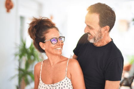 Casal feliz