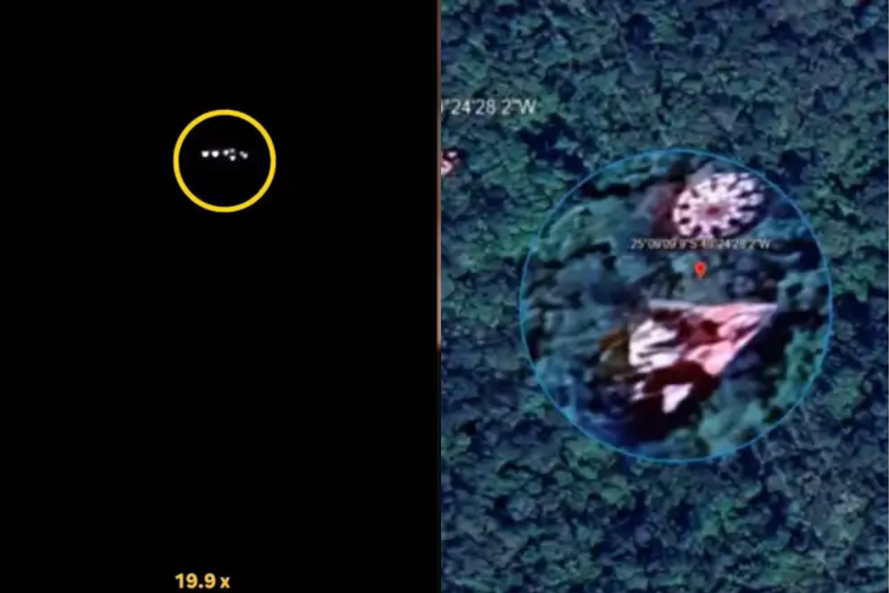 Caso de suposto OVNI no Paraná ganha desdobramento após novas imagens do Google Maps