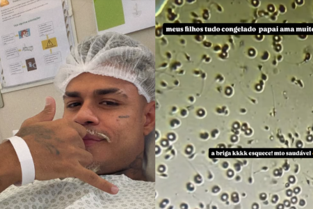 MC Cabelinho mostra procedimento aos fãs • Reprodução | Redes Sociais