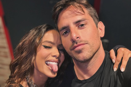 Anitta e Rodrigo Branco, condenado por racismo