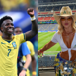 Vini Jr celebra classificação do Brasil com Virginia Fonseca