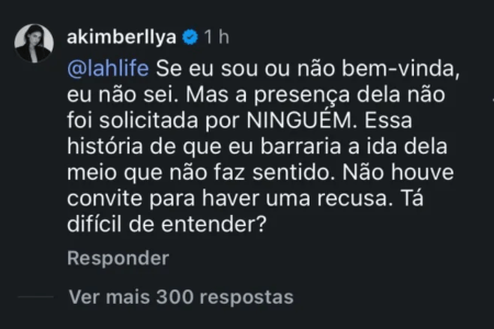 Amanda Kimberlly esclarece ausência da filha na Copa do Mundo • Reprodução | Redes Sociais