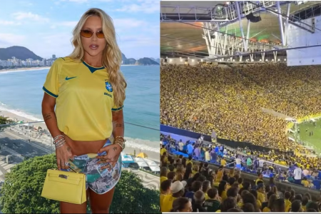 Virginia foi alvo de gritos ofensivos durante jogo da Seleção Brasileira