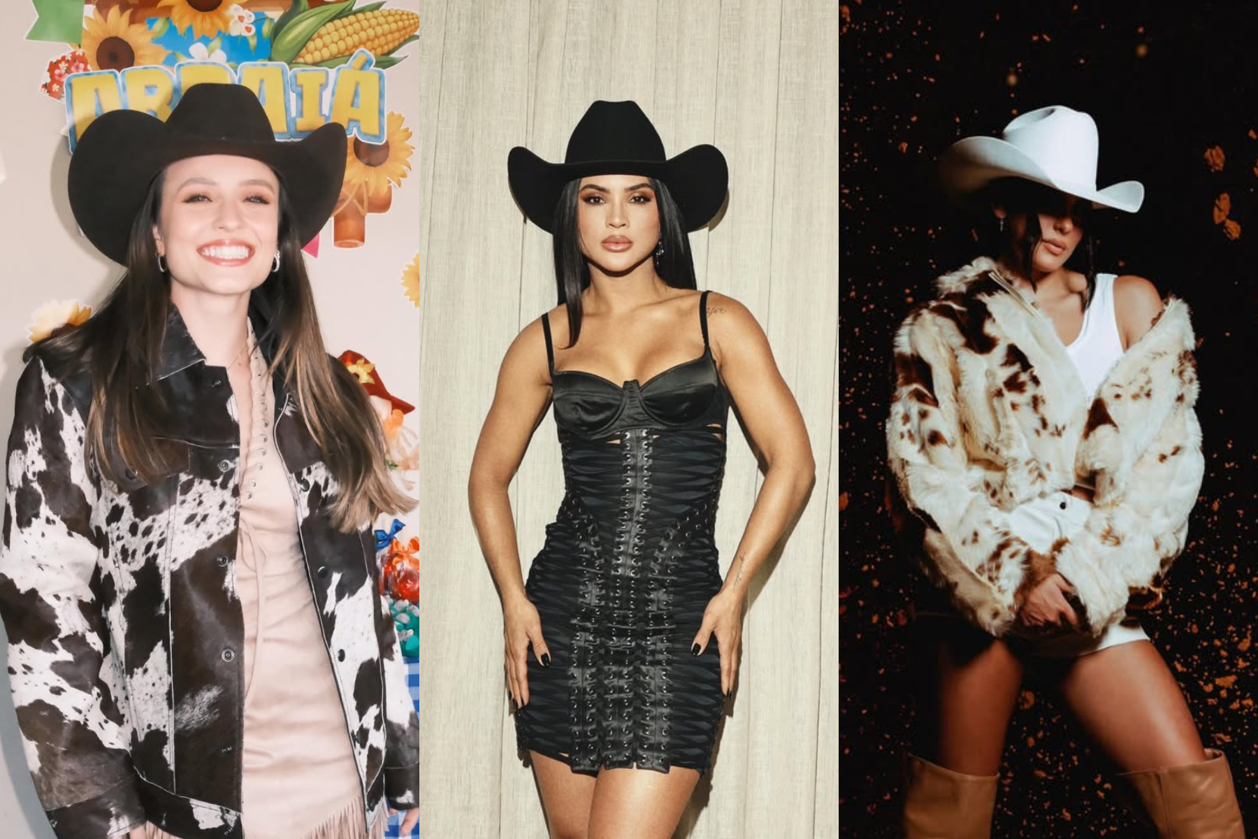 São João: famosas inspiram looks para festas juninas