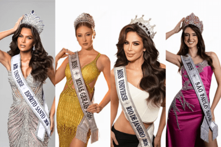 Flávia Kleimz, Laíssa Ferreira, Bruna Zanardo e Giovanna Figlie • Divulgação | Miss Universe Brasil
