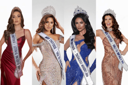 Carina Manzi, Patrícia Marchi, Tatiana Gonçalves e Mariani Piaget • Divulgação | Miss Universe Brasil