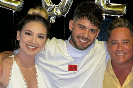 Virginia, Zé Felipe e cantor Leonardo