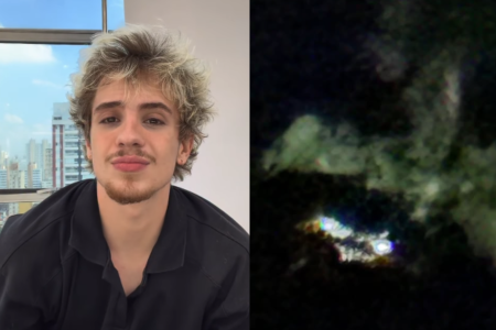 Juliano Floss mostra suposto caso de OVNI