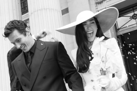 Dua Lipa e Callum Turner iniciam comemorações de casamento