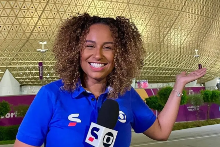 Karine ALves relatou momento inusitado durante revista em voo para os EUA