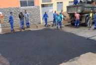Começa obra de recapeamento do asfalto na rua Paula Lima em Juiz de Fora