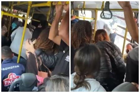 Briga no Move Metropolitano linha 520C interrompeu a viagem dos passageiros que estavam em direção a BH