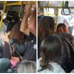 Vídeo: briga por superlotação em Move Metropolitano termina com passageiro quebrando janela