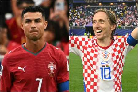 Cristiano Ronaldo, de Portugal, e Modric, da Croácia, vão se enfrentar nos 16 avos de final da Copa do Mundo