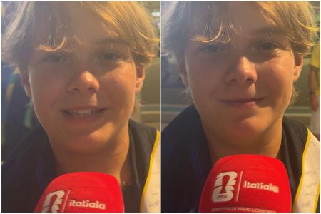 Davi Lucca, filho de Neymar, em entrevista à Itatiaia