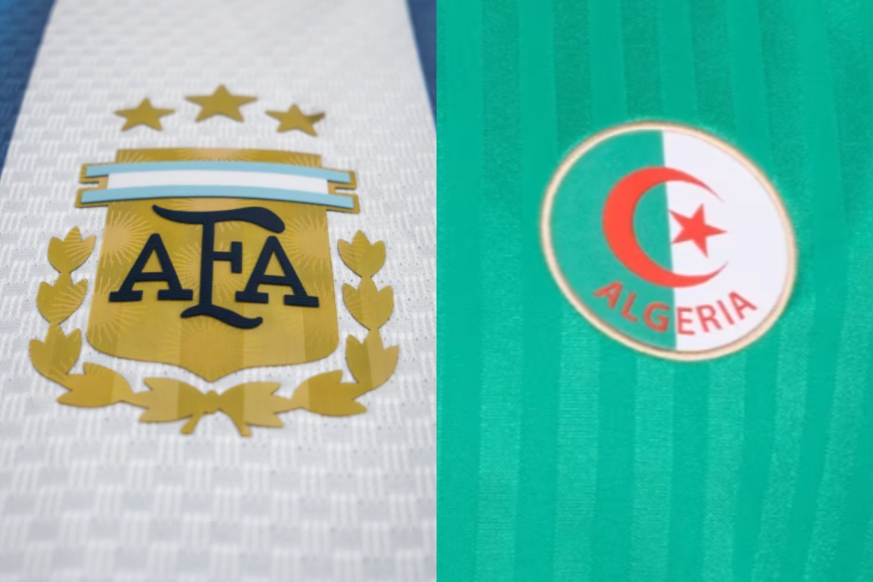 Argentina x Argélia: veja os uniformes das seleções para o jogo da Copa do Mundo