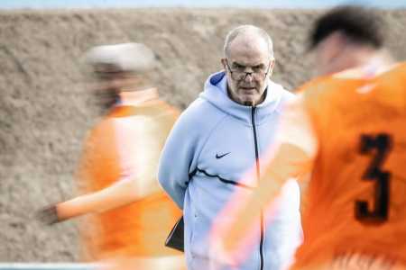 Marcelo Bielsa, técnico da Seleção Uruguaia