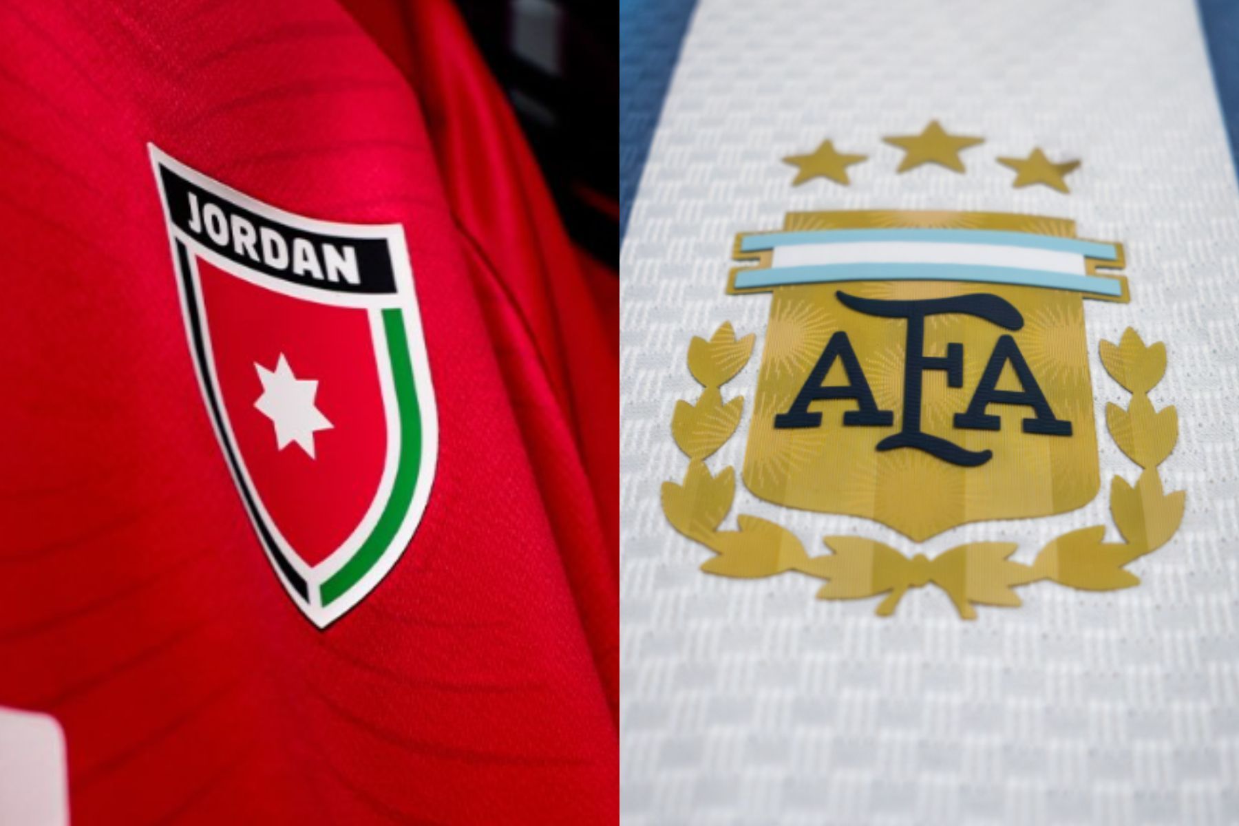 Jordânia x Argentina: veja os uniformes das seleções para o jogo da Copa do Mundo