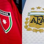 Jordânia x Argentina: veja os uniformes das seleções para o jogo da Copa do Mundo