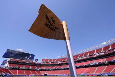 Levi's Stadium antes de jogo entre Paraguai e Austrália