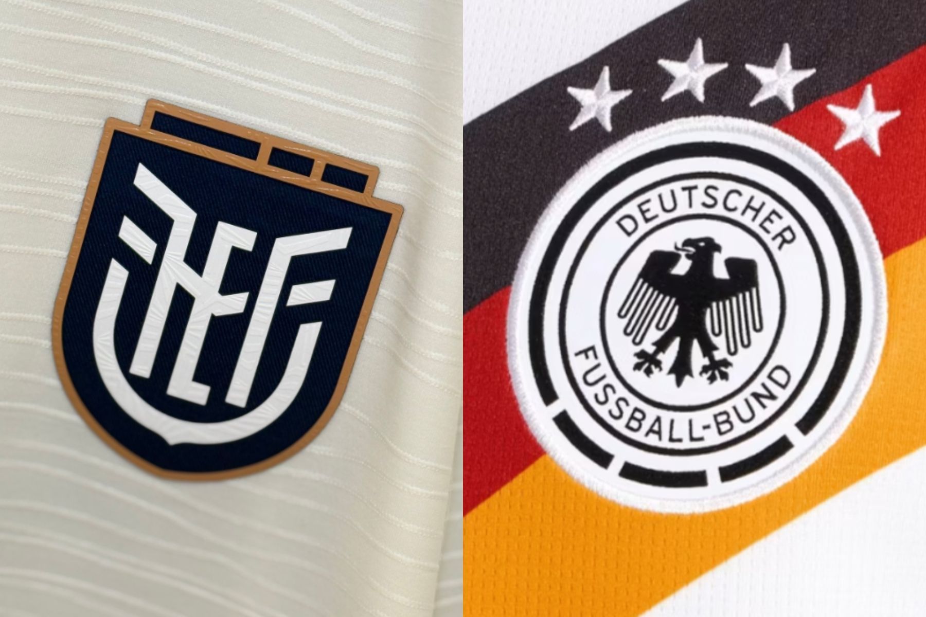 Equador x Alemanha: veja os uniformes das seleções para o jogo da Copa do Mundo