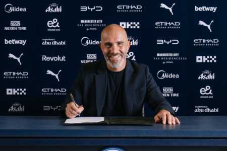 Enzo Maresca assina contrato com o Manchester City válido até 2029 • Divulgação/Manchester City