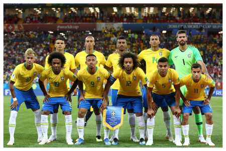 Brasil em estreia da Copa do Mundo de 2018