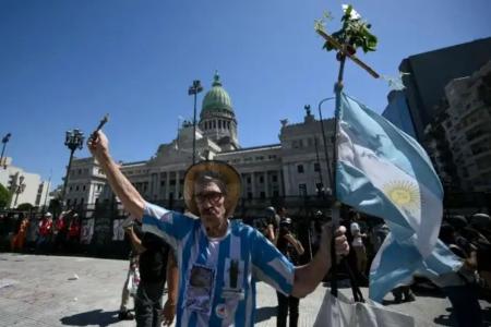 Onda de protestos contra reforma trabalhista atingiu a Argentina em fevereiro deste ano