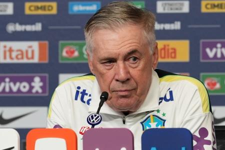 Carlo Ancelotti, treinador da Seleção Brasileira
