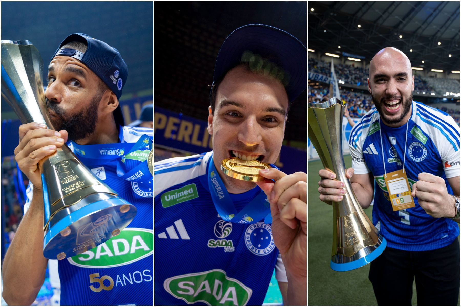 Sada Cruzeiro renova com Wallace, Oppenkoski e mais campeões da Superliga