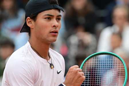 Luís Guto Miguel, em ação no Roland Garros