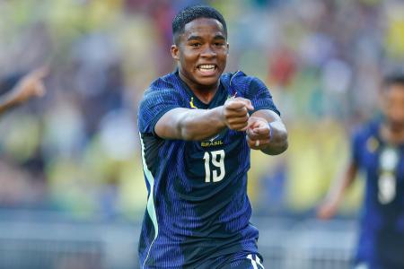 Endrick, atacante da Seleção Brasileira