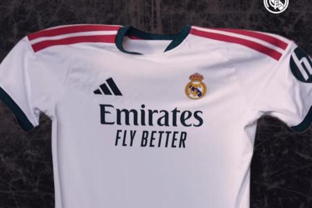 Camisa principal do Real Madrid