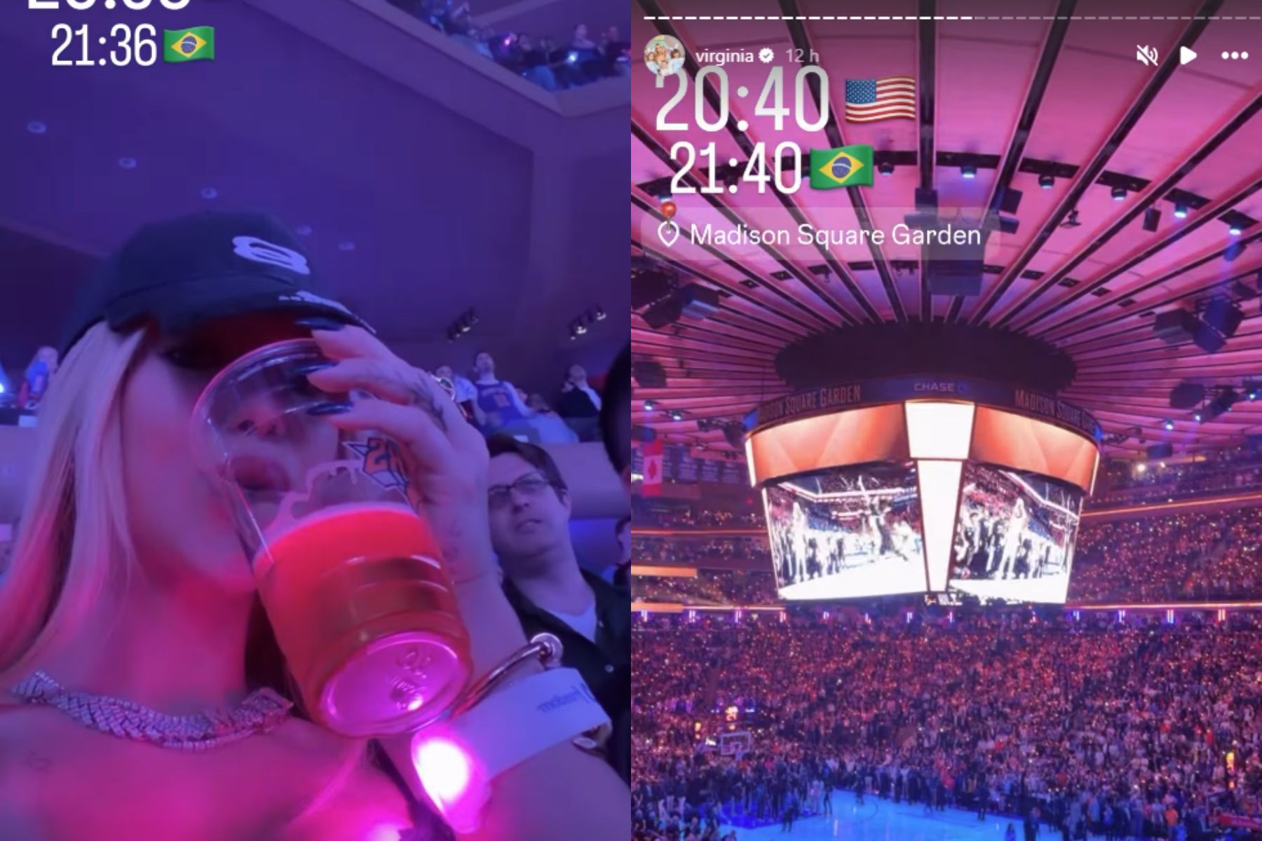 Virginia Fonseca acompanha final da NBA em Nova York antes de cobertura da Copa do Mundo