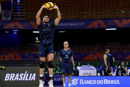 Treino da Seleção Brasileira Masculina de Vôlei